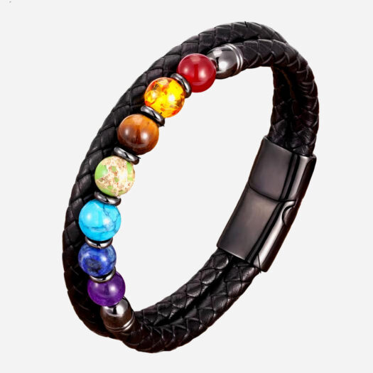 Bracelet 7 chakras pour homme