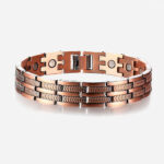 Bracelet magnétique en cuivre pour homme.