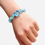 Bracelet de perles motif en forme de coeur avec princesse