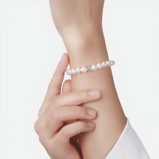 Femme bras bracelet perles