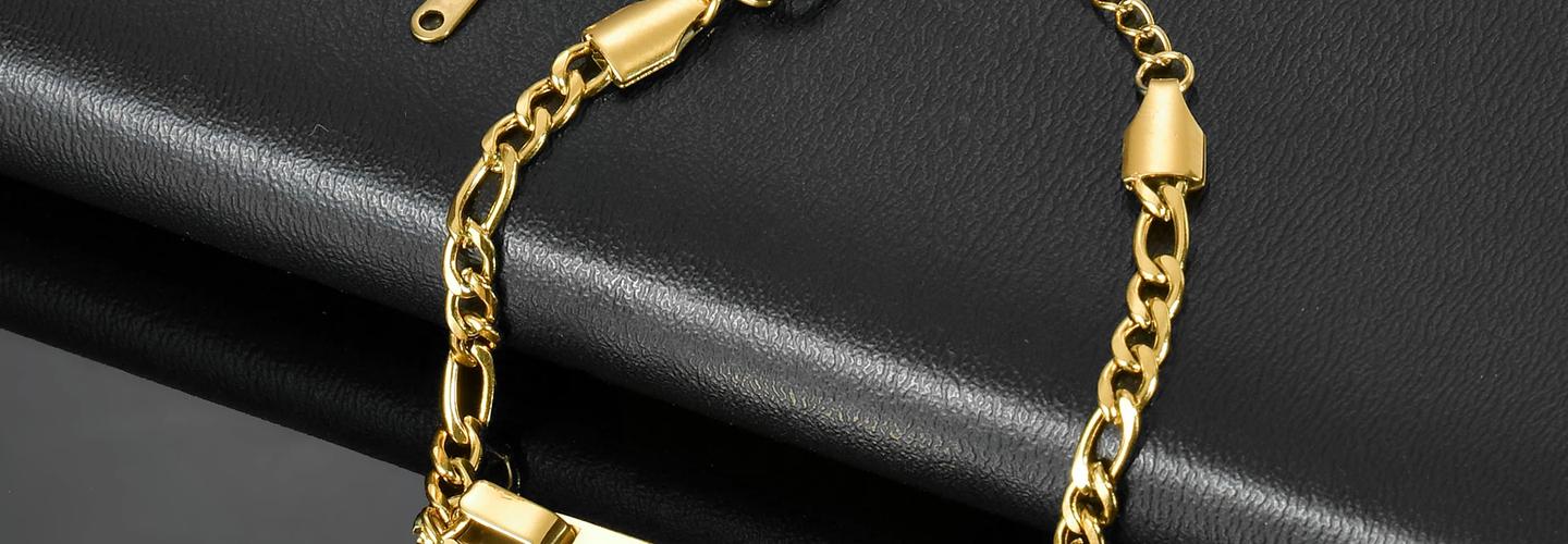 Bracelet gourmette avec breloque pour enfant