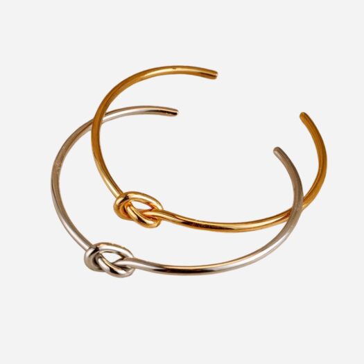 Bracelet jonc délicat doré ou argenté pour femme