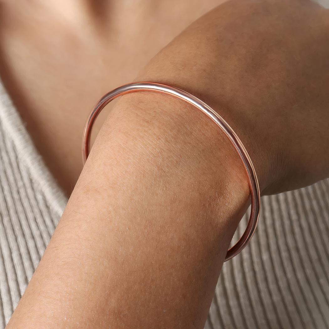 Bracelet jonc en 3 coloris pour femme