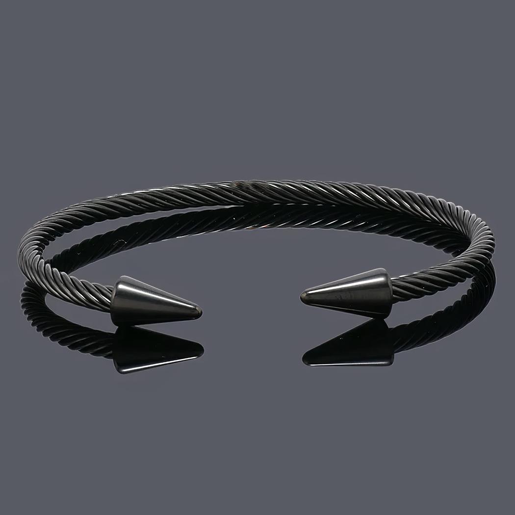 Bracelet jonc en pointe pour homme