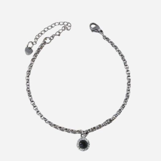 Bracelet projection photo avec un médaillon brillant