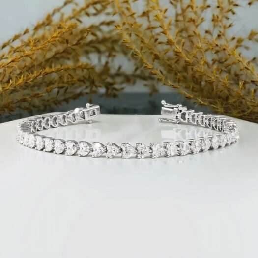 photo d'un bracelet tennis en zircon