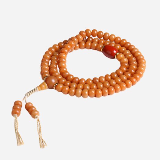 Bracelet bouddhiste homme 108 perles en racine de Bodhi
