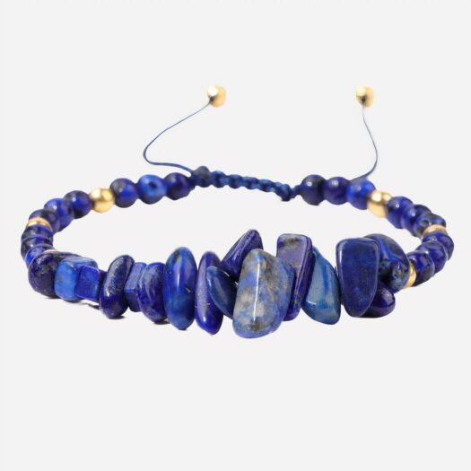 Bracelet bleu en pierre naturelle