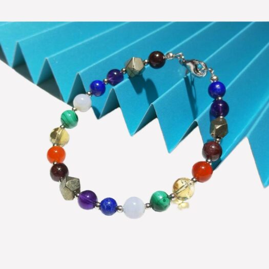 Bracelet chemin de vie perles colorées