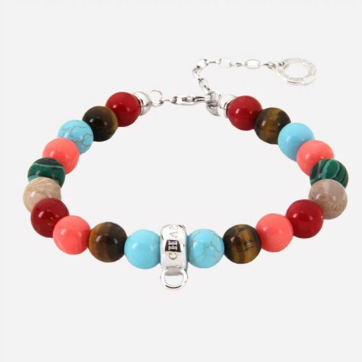 Bracelet perles colorées chemin de vie