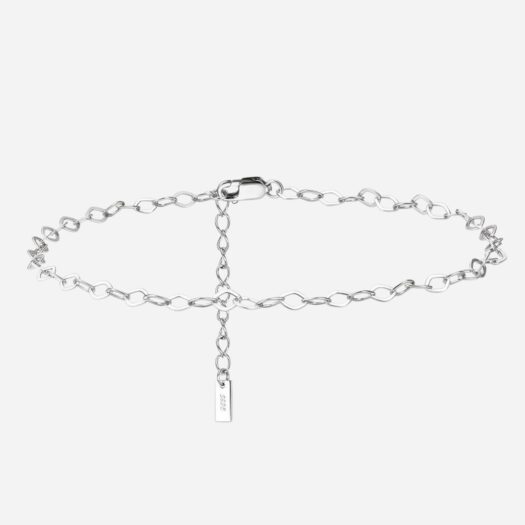 Bracelet de cheville en mailles losanges